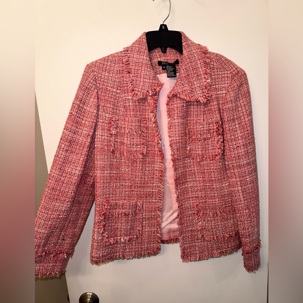Etceter blazer/jacket. Size 10. Pink.